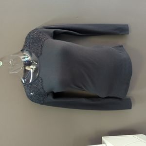 Long Sleeve Dark Gray Shirt Size Small